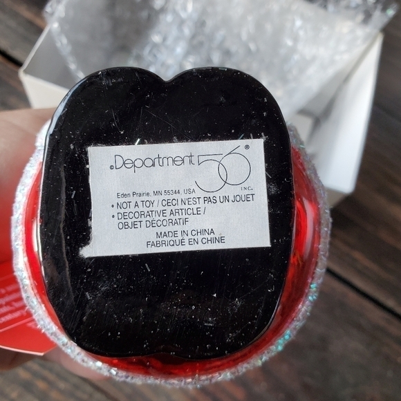 Dept 56 Santa handblown Oil Lamp Mercury Glass Holiday shimmery - Picture 11 of 14